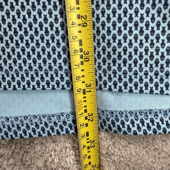 Southern Tide Polo Shirt Men’s XL Blue Fish Print Performance Stretch Golf - Picture 5 of 9